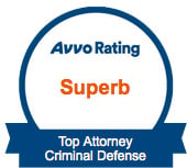 Avvo Superb Rating, Top Attorney Criminal Defense
